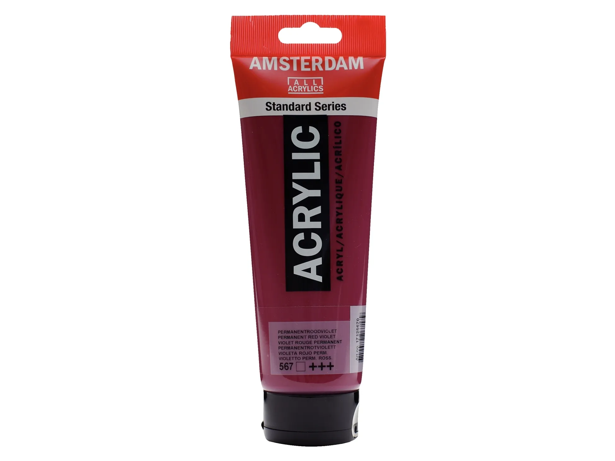 Amsterdam Standard Series Acrylic Tube Permanent Red Violet 567 | Skola & Hobby - Konstmaterial - Akryl & Akvareller | GameStuff