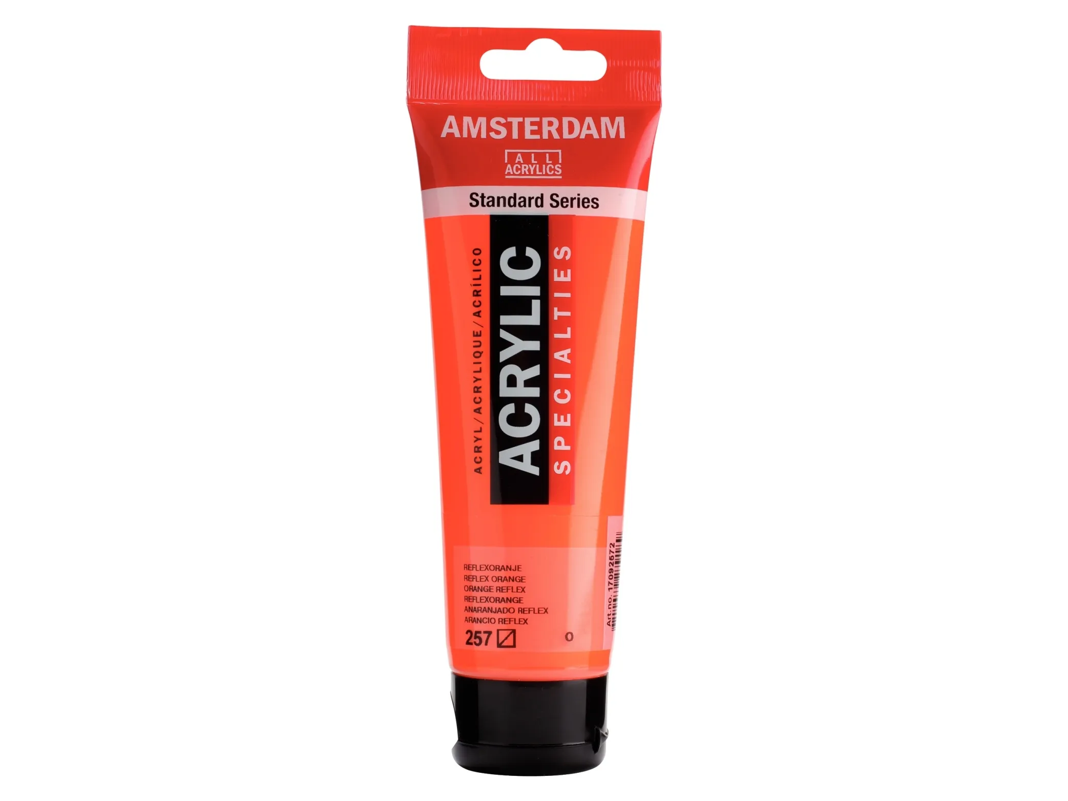 Amsterdam Standard Series Acrylic Tube Reflex Orange 257 | Skola & Hobby - Konstmaterial - Akryl & Akvareller | GameStuff