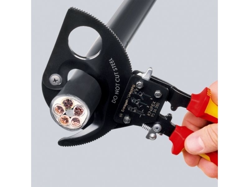 Knipex - Kabelskærer - Isoleret - 280 Mm