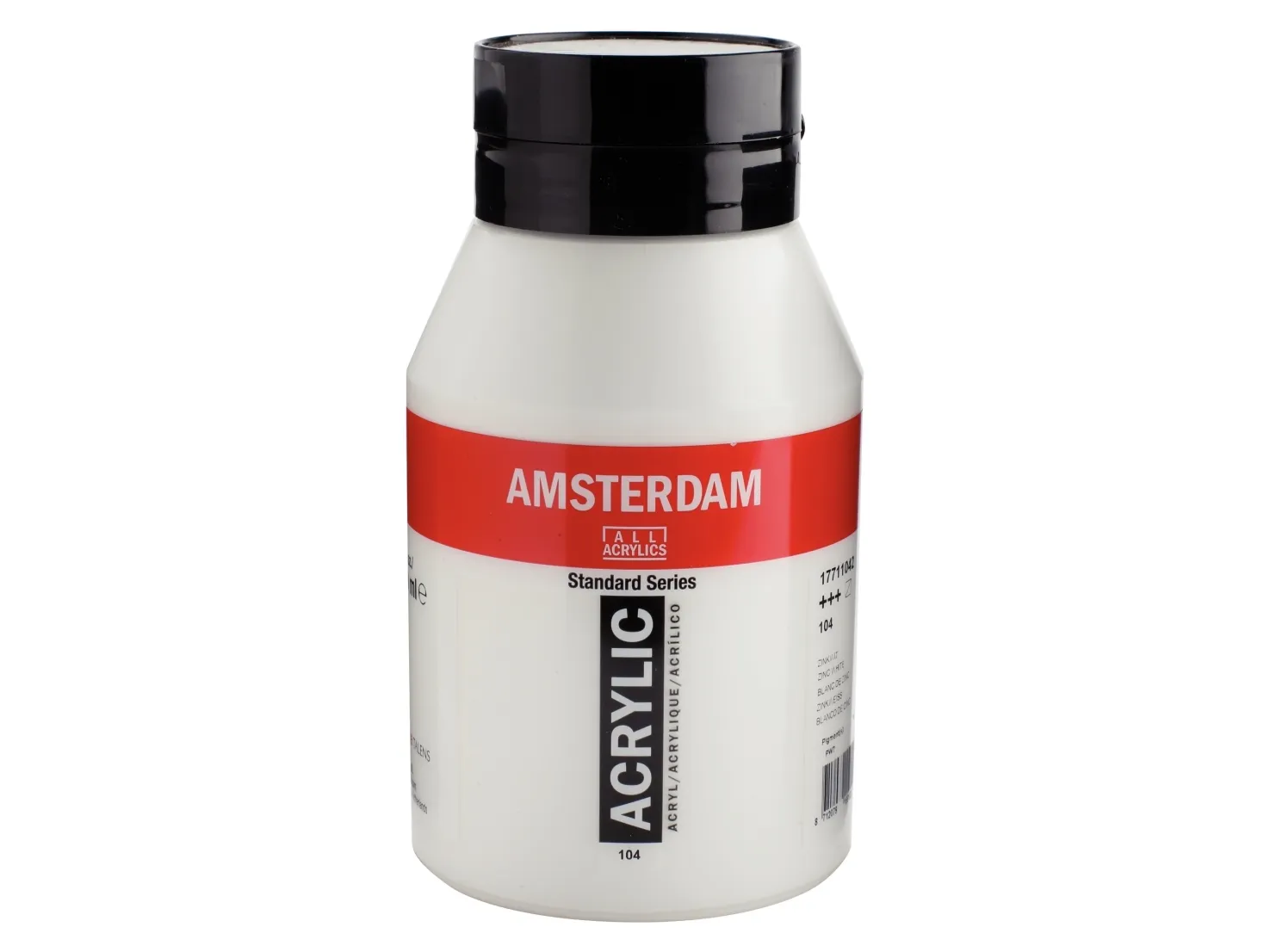 Amsterdam Standard Series Acrylic Jar Zinc White 104 | Skola & Hobby - Konstmaterial - Akryl & Akvareller | GameStuff