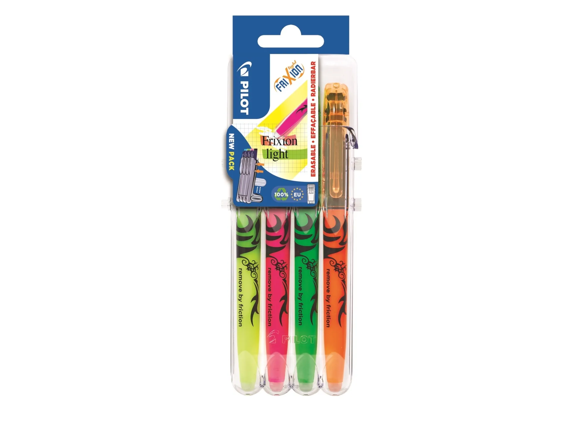 Pilot Frixion Highlighter Light Set-2-Go Basic ass. farver | Skrivredskap - Överstryckningspennor | GameStuff