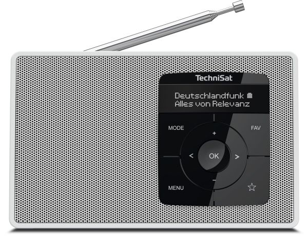 Technisat Digitradio 2 Dab+, Fm Wake-Up Funktion Weiß