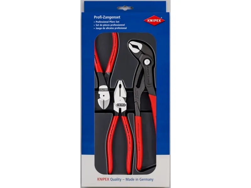 Knipex 00 20 10, Tångset, 3 mm, Plast, Röd, 170 mm, 40 mm | Verktyg & Verkstad - Tänger - Tångsatser | GameStuff