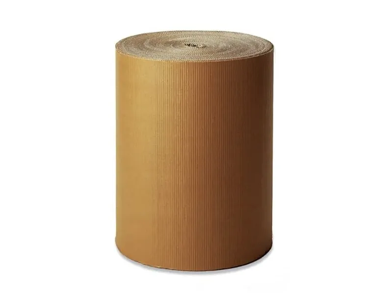 Bølgepap 125 cm x 70m brun