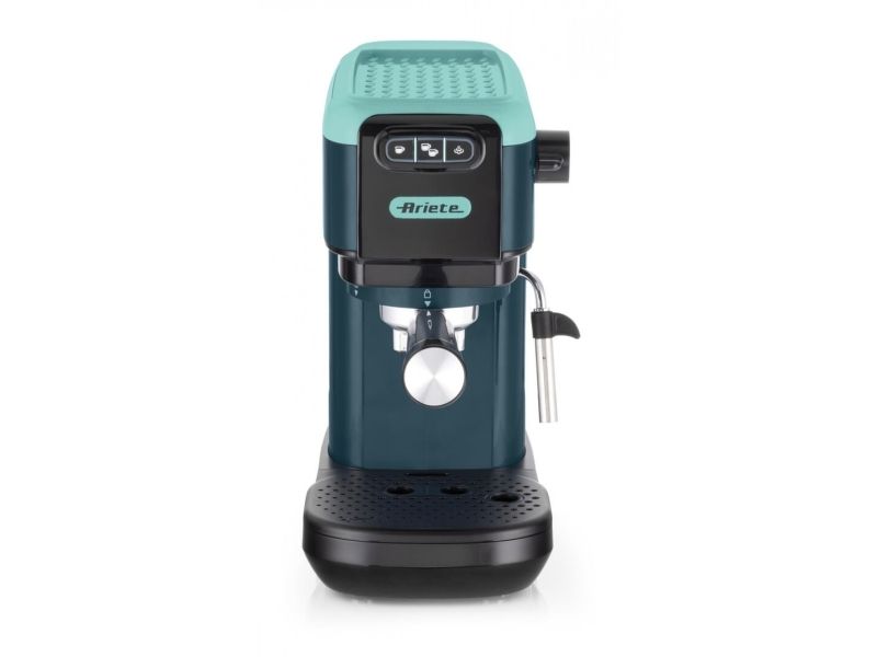 Ariete 1399/17, Espressomaskin, 1,1 l, Malat kaffe, Kaffekuddar, 1300 W, Grön