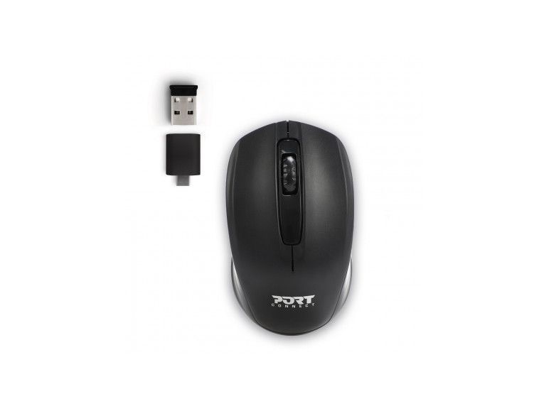 Port Designs - Premium Pack - Bæretaske Til Notebook - 17.3" - Med 1000 Dpi Usb-C Og Usb-A Trådløs Optisk Mus