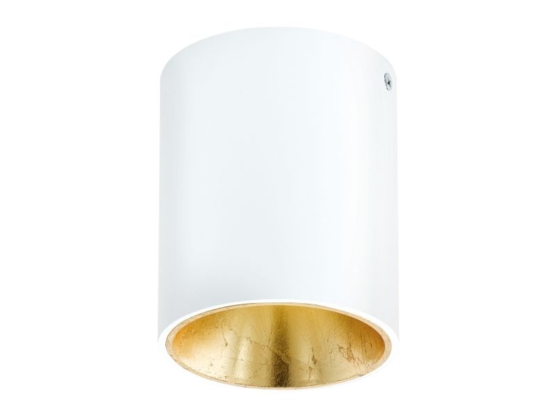 Eglo Polasso Decke Ø100 3,3W 340Lm Weiss/Gold