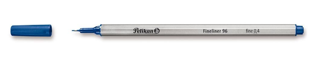 Pelikan 943167, Blå, Sølv, 0,4 mm, Fin, Metal