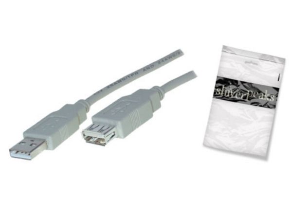 Shiverpeaks Bs77123, 3 M, Usb A, Usb A, Usb 2.0, Grau