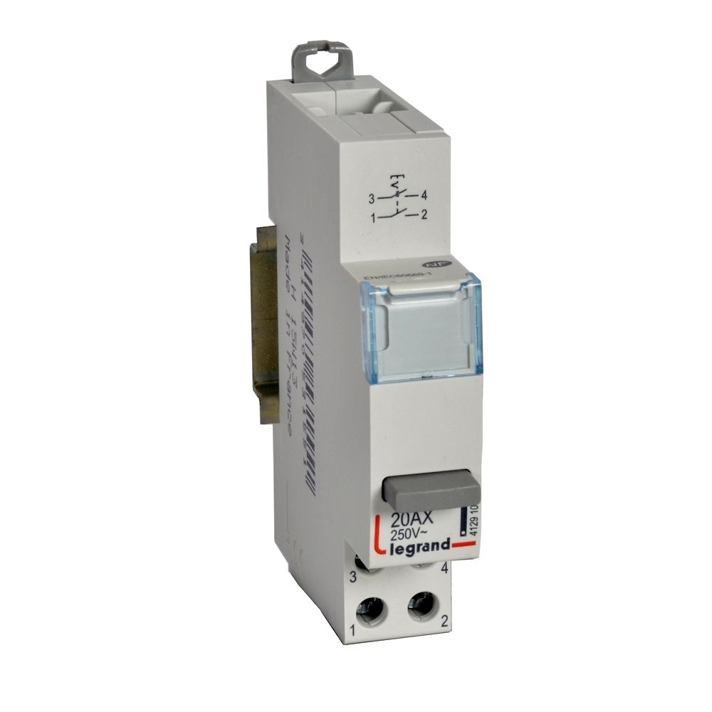 Legrand Dobbelt Trykknap, Enpolet Bistabil, Le-412910 2X No 20 A