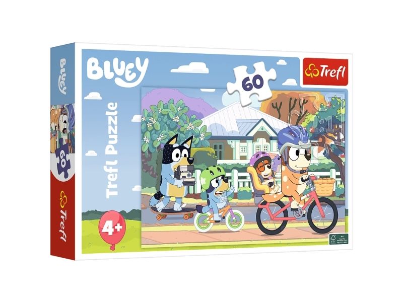 Trefl Puzzle 60 Elemente Merry Bluey Trefl