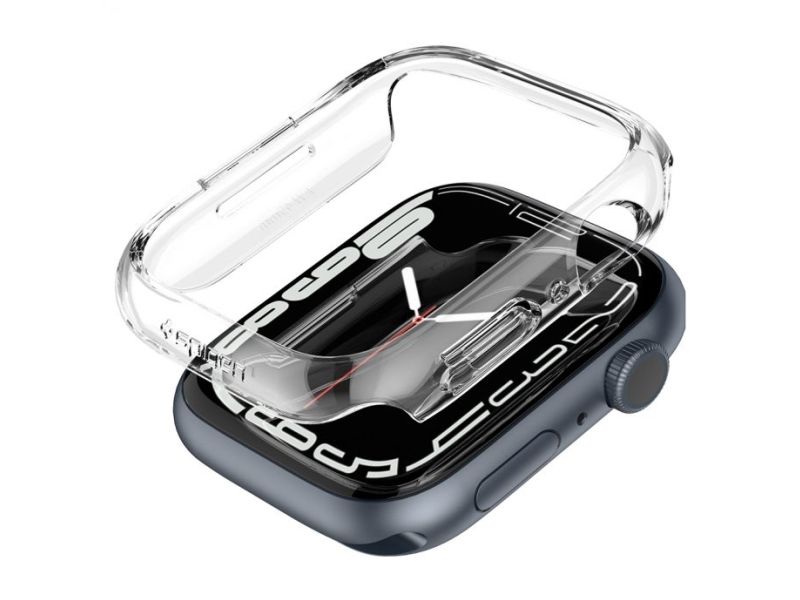 Spigen Acs04179, Boks, Smartwatch, Transparent, Apple, Watch Series 7 (45Mm), Polykarbonat (Pc)