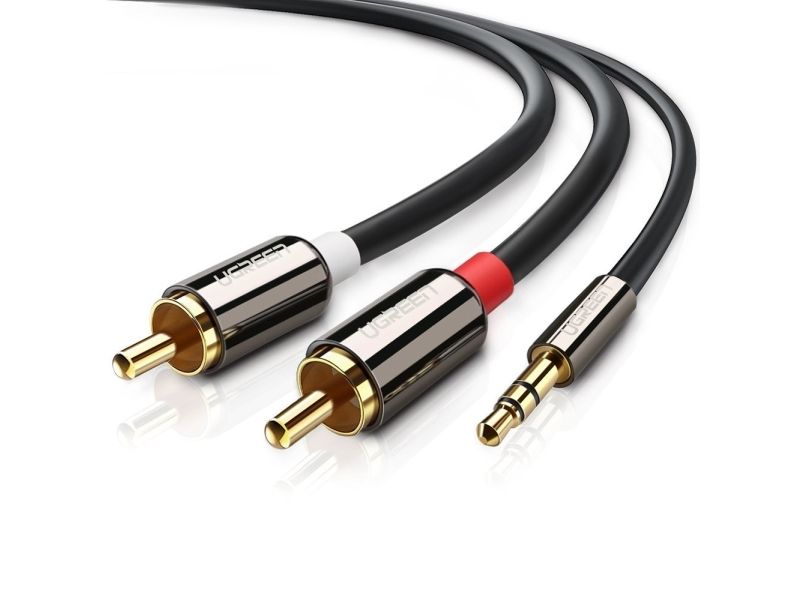 Ugreen - Audiokabel - Rca Han Til Mini-Phone Stereo 3.5 Mm Han - 5 M - Afskærmet