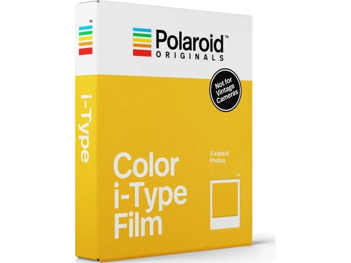 Polaroid i-Type Color Film - Lysande - vit - 88 x 107 mm 8 ark fotopapper | Papper & Emballage - Vitt papper - Fotopapper | GameStuff