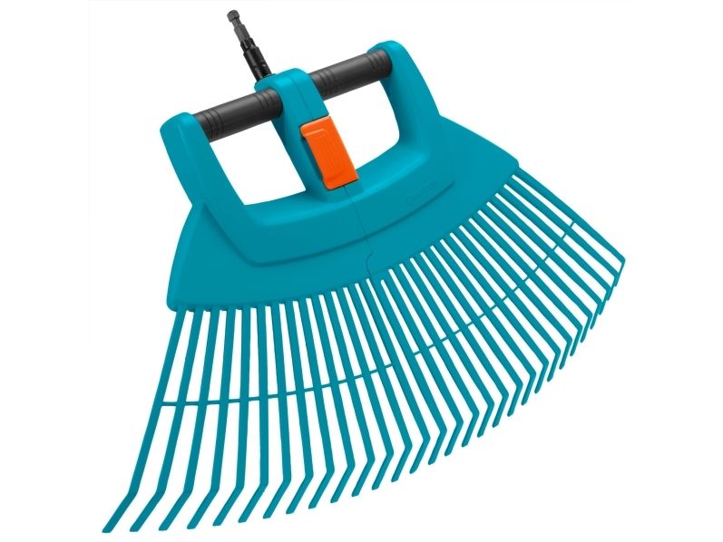 Gardena Combisystem-Kunststoff-Fächerbesen Xxl Vario 77 Cm, Rechen, Türkis, Stahl, 1 Stück(E), 770 Mm