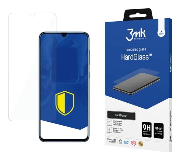 3Mk Hardglass, Samsung, Galaxy A70, Galaxy A70s, Impact Resistant, Scratch Resistant, Transparent, 1 Pc(S)