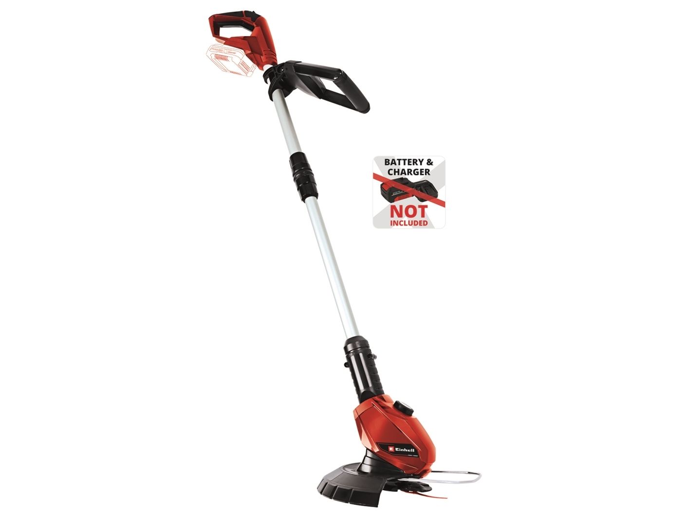 Einhell Ge-Ct 18 Li, 24 Cm, 12 Cm, 180°, 0.24 M, 8500 Rpm, Red