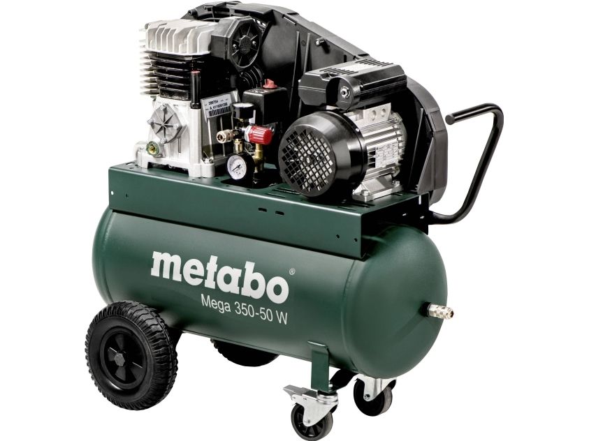 Metabo.Mega Kompressor 350-50 W 230V 50L 10Bar 250L/Min Öl