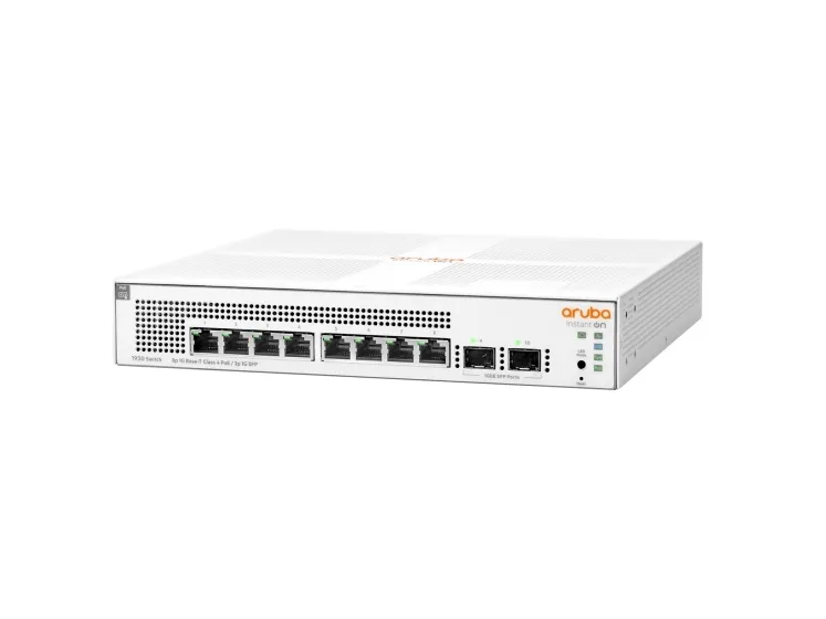 HPE Networking Instant On 1930 8G Class4 PoE 2SFP 124W Switch - Switch - L3 - Administrerad - 8 x 10/100/1000 (PoE) + 2 x Gigabit SFP - rackmonterbar - PoE (124 W) | Datortillbehör - Nätverk - Switchar | GameStuff