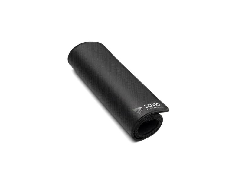 Savio Black Edition Precision Control Xl, Schwarz, Monochromatisch, Gummi, Anti-Rutsch-Basis, Gaming-Mauspad