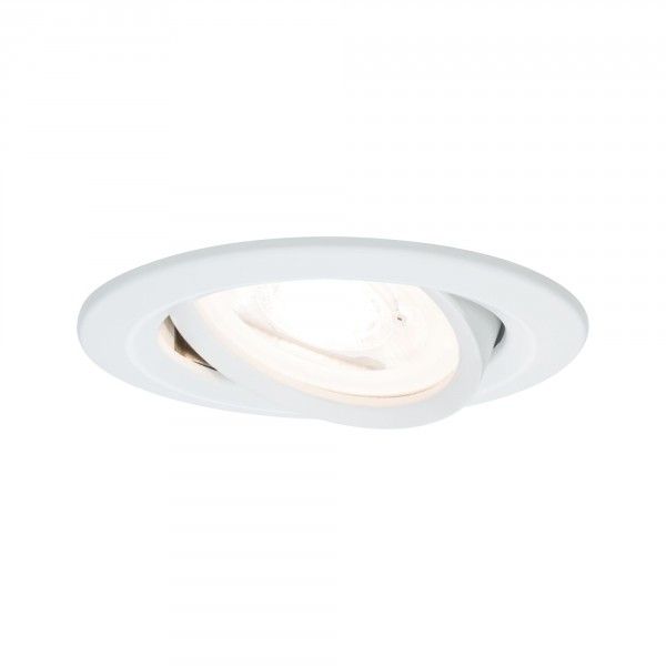 Paulmann 934.30, Indbygget Lysplade, Gu10, 1 Pære(R ), Led, 2700 K, Hvid