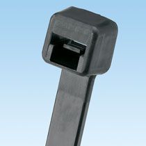 Panduit Cable Tie, 5.6L (142mm), Miniature, Weather Resistant, Black, 100pc, Nylon, Sort, 142 mm