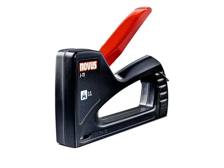 Novus J-11 A, Hæftepistol, Sort, Rød, CE, Pneumatisk, 150 g