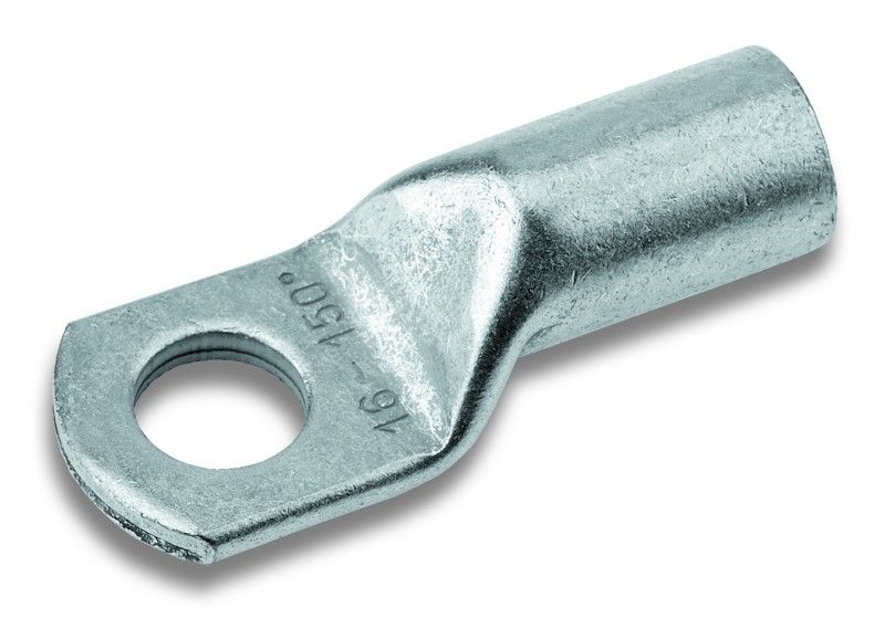 Cimco 180740, Ringterminal, Tin, Lige, Sølv, Stål, Tinbelagt stål