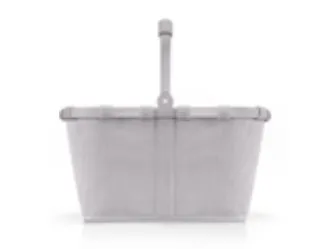 Reisenthel Carrybag, Indkøbskurv, Sølv, Aluminium, Polyester, 22 L, 480 Mm, 280 Mm