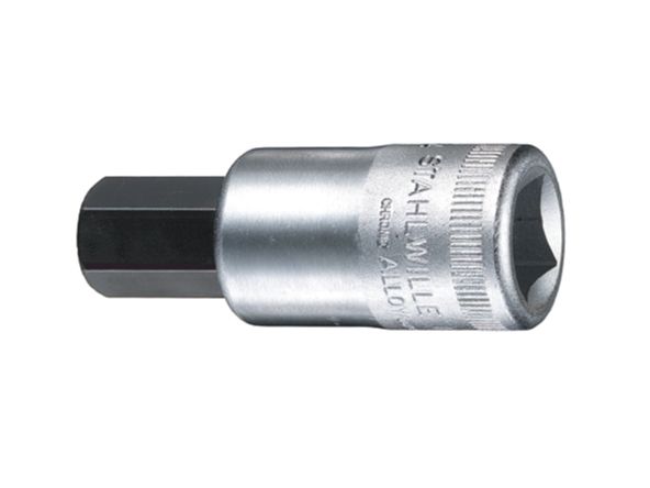 STAHLWILLE 03050004, Topnøglesæt, 1/2, Metric, 5 hoved(er), 4 mm, Krom