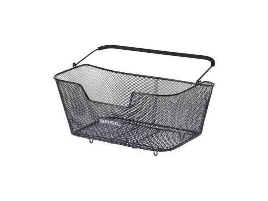 Basil Base L, Hinten, Fahrradkorb, Stahl, Schwarz, 5 Kg, 480 Mm
