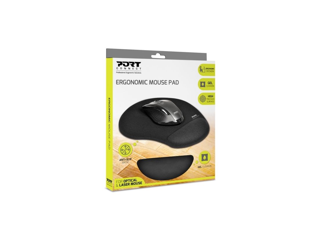 Port Connect Ergonomic Mouse Pad - Musemåtte