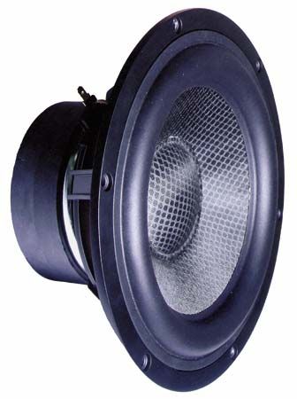 Visaton VS-TIW200XS, Subwoofer højttalerdriver, 120 W, 180 W, 8 ohm (O), fu – 7500 Hz, Sort