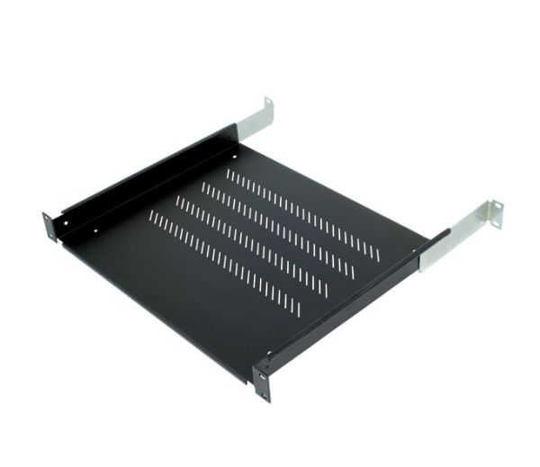 Triton 19" Shelf 1U 150Mm Plastic Black, Sort, 15 Kg, 1U