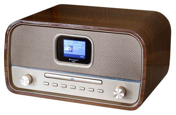 Soundmaster DAB970BR1, Home audio mini system, Guld, Træ, 30 W, DAB+, FM, MP3, CD, CD-R, CD-RW