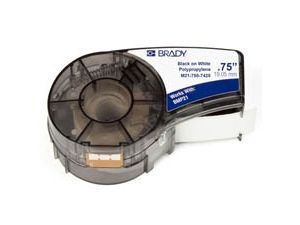 Brady 121016, Sort, Hvid, Selvklæbende Printeretiket, Polypropylen (Pp), Termisk Overførsel, Firkant, Bmp21-Plus, Bmp21, Id Pal, Labpal, Bmp21-Lab