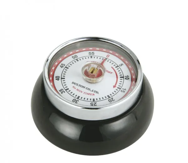 Zassenhaus 072310, Mekanisk køkkentimer, Sort, 60 min., 7 cm, 30 mm, 144 g