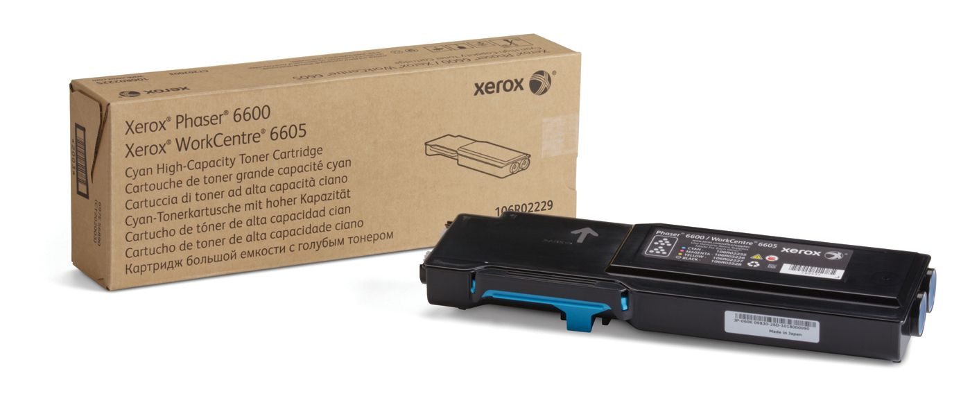 Xerox Phaser 6600, Workcentre 6605 -Tonermodul Cyan, 6000 Seiten, Cyan, 1 Stück(E)