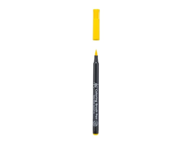 Sakura Koi Coloring Brush Pen Yellow | Skrivredskap - Fiberpennor & Fineliner - Fiberpennor | GameStuff