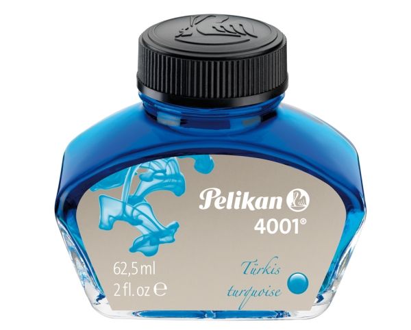Pelikan Tinte 4001 Türkis Tintenglas 62,5 Ml, Türkis, 62,5 Ml, 1 Stück(E), Türkis, Türkis, Deutschland