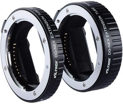 VILTROX DG-NEX, Sony, A7/A7R/A7S/A7 II, 2 stk, Sort, Sølv, 6,15 cm, CE, EMC, FCC, RoHS