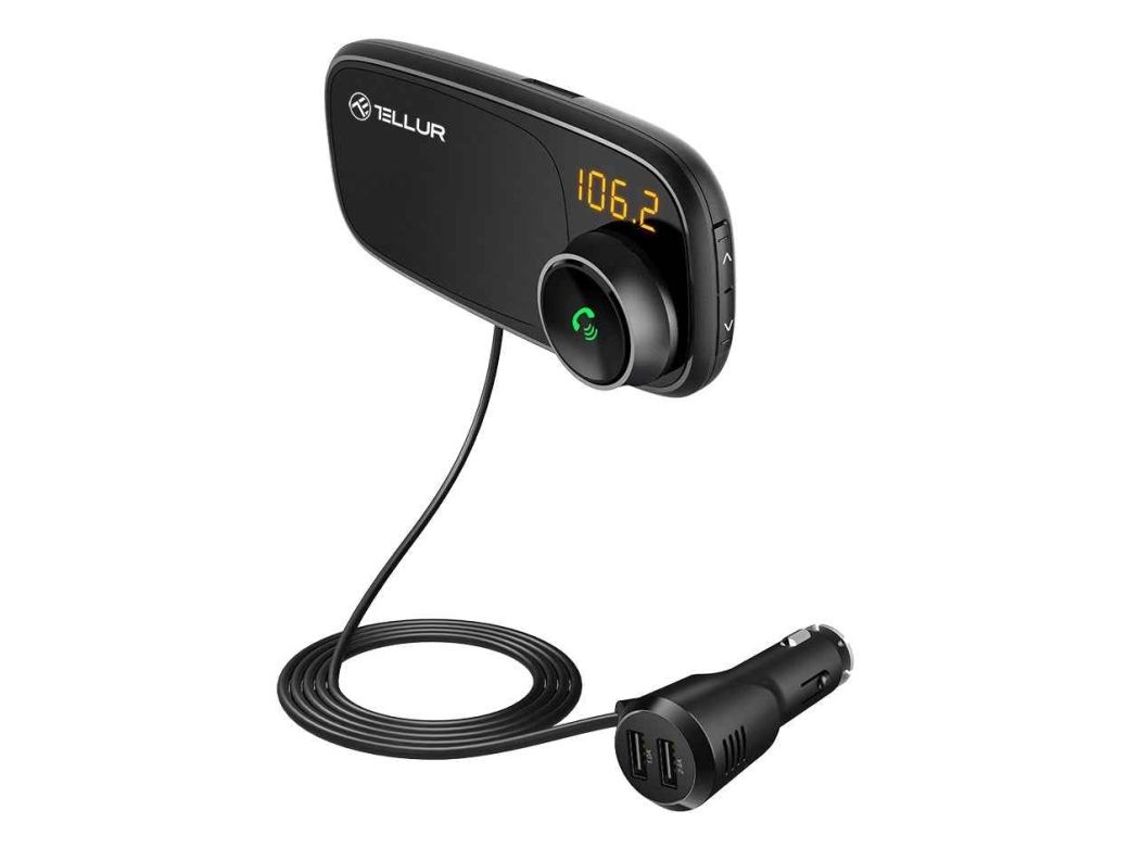 Tellur FMT-B6 BT FM Transmitter med Magnetisk Mobilholder