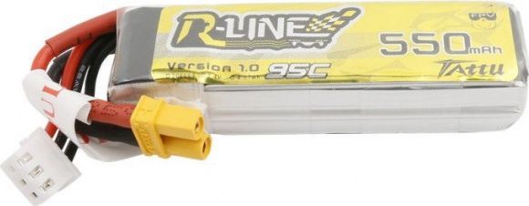 Tattu Modelbyggeri-Batteripakke (Lipo) 7.4 V 550 Mah Celletal: 2 95 C Softcase