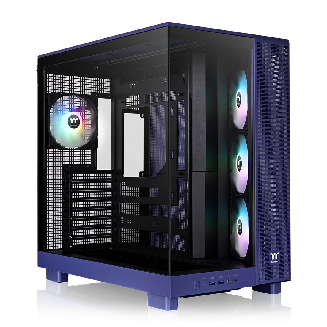 Thermaltake View 380 Xl Pc-Gehäuse Atx, Micro Atx, Mini-Itx, Blau