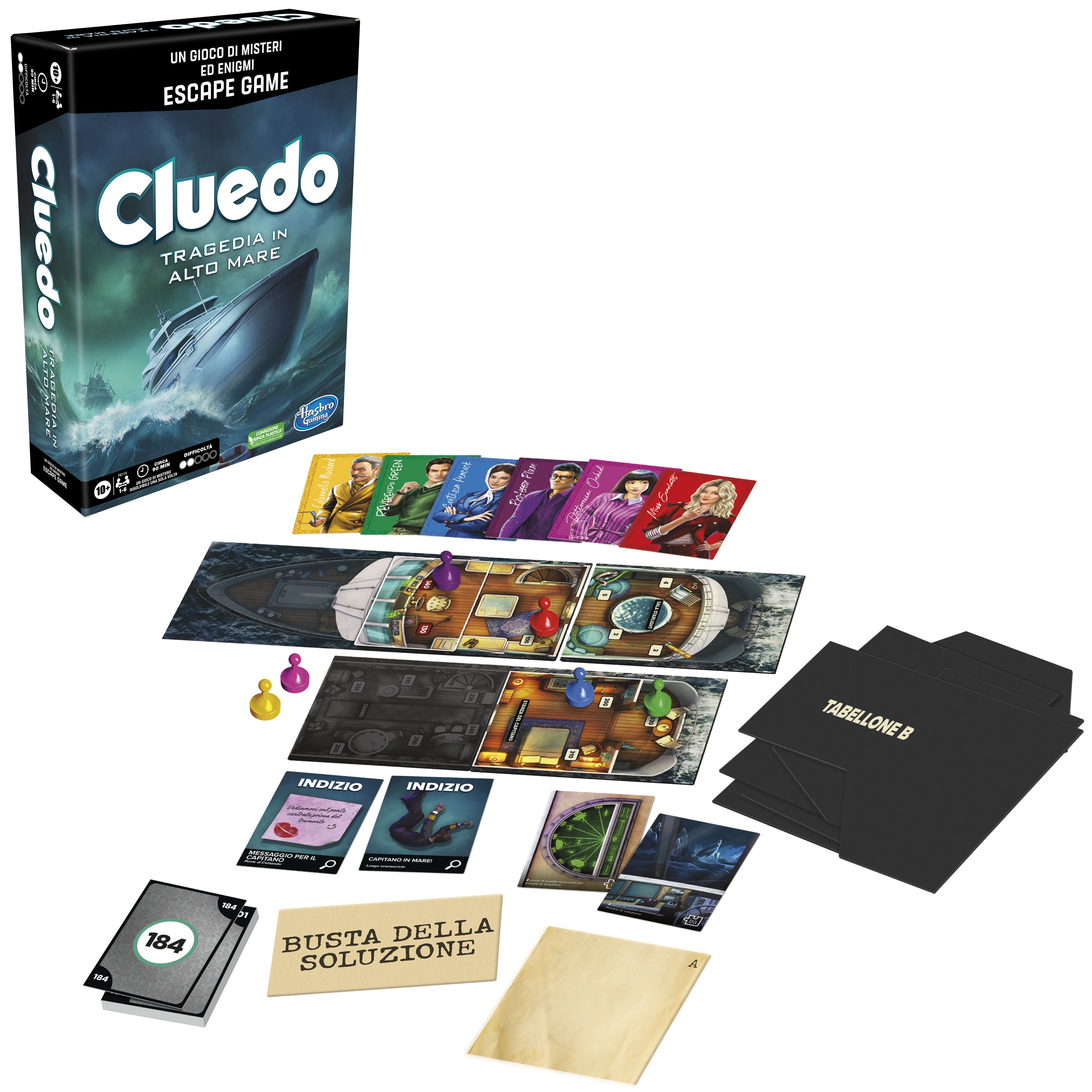 Hasbro Cluedo Brettspiel Escape Ss Disaster (Finnisch)
