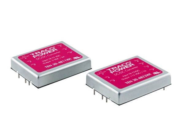 Traco Power TEN 30-2412WI, 40,6 mm, 10,2 mm, 50,8 mm, 48 g, 30 W, 10-40 V