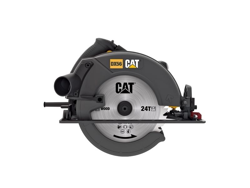 CAT CIRCULAR SAW 1800W 185MM/DX56, Tr&auml;, Svart, 18,5 cm, 6000 RPM, 6,5 cm, 4,5 cm