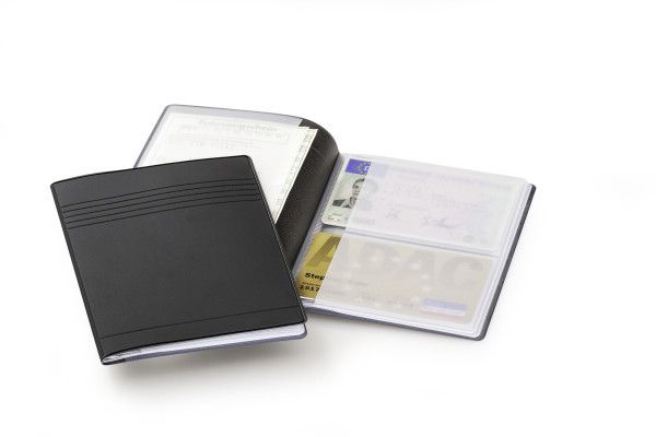 DURABLE Ausweis/KreditkartenhÃ1⁄4lle fÃ1⁄4r 4 Karten/Ausweise