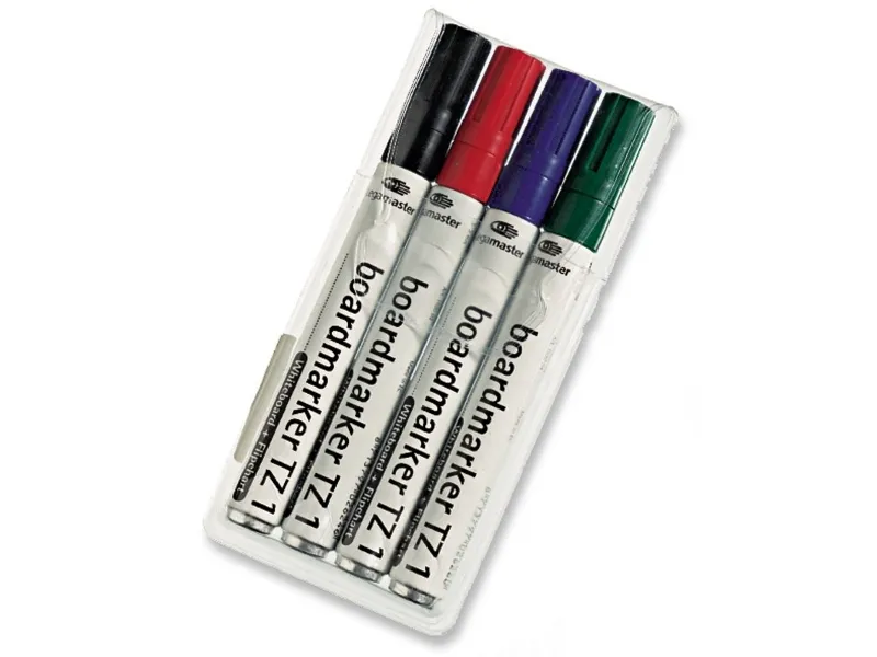 Legamaster 7-110094, 4 st, svart, blå, grön, grön, röd, Tyskland, 59,6 g, 80 cm, 120 cm | Skrivredskap - Märkpennor - Whiteboard pennor | GameStuff