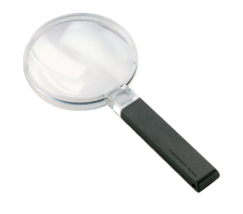 Eschenbach 2642-100, Håndholdt forstørrelsesglas, Sort, Transparent, Plast, Plast